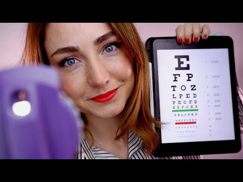 ASMR - A very relaxing Eye Exam (with glasses try on)
