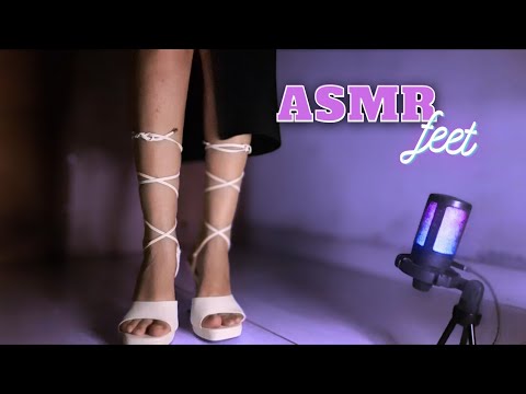 ASMR - sons relaxantes com os pés💜#asmr #feet