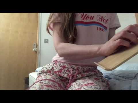 ASMR ~ Slow Scratching and Light Tapping on Wood - Finger Brushing