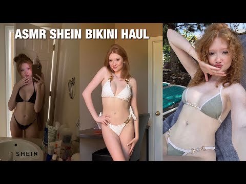 ASMR Bikini Swimsuit Haul x SHEIN