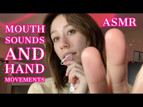 ASMR | lofi mouth sounds and hand movements!