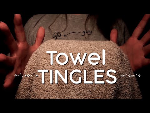 Tingley Towel Noises  ~ [ asmr for sleep ] [ no talking ]