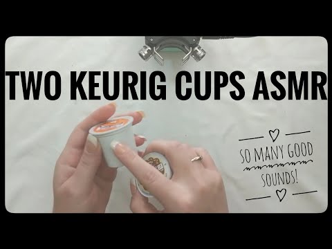 Keurig Cups ASMR(So many tingly sounds!)