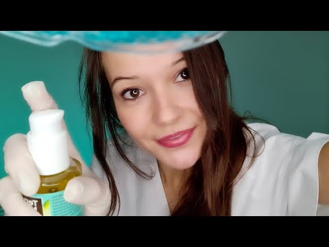 ASMR COSMETOLOGIST DOCTOR ROLEPLAY, Massage and Peel your Skin