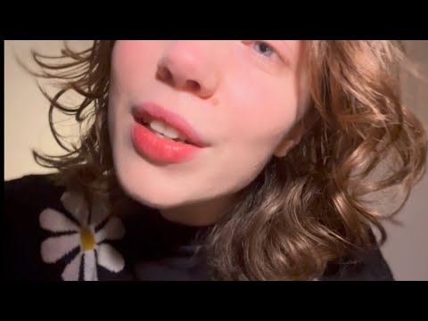 ASMR calming you down before sleep 💤  with affirmations and personal attention 🤍
