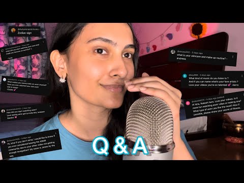 ASMR Q&A With Relaxing Triggers