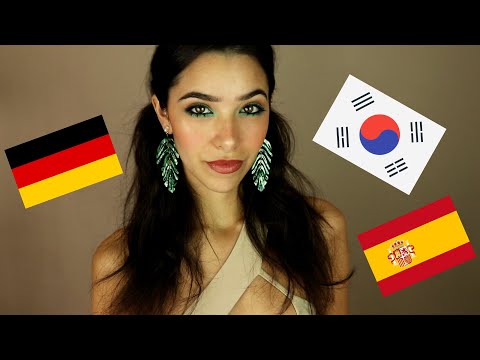 ASMR Whispers in Different Languages I Know (Spanish, Korean, Hebrew, French, German..)