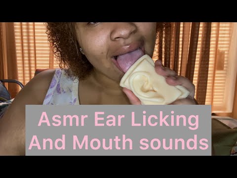 ASMR Ear Licking And Mouth Sounds