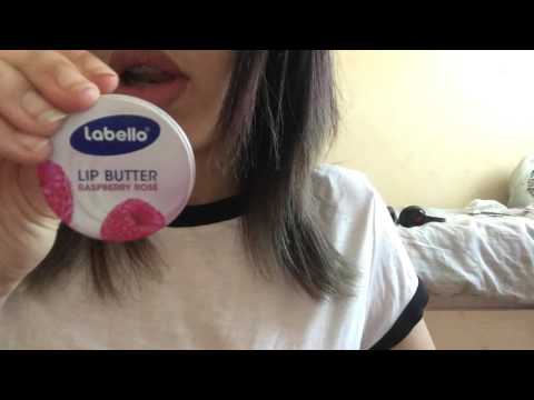 ASMR - lipstick application mouth sounds kisses (requested)