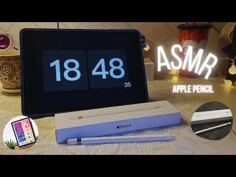 ASMR | MINHA APPLE PENCIL CHEGOU ! UNBOXING + APPS / GOOD NOTES