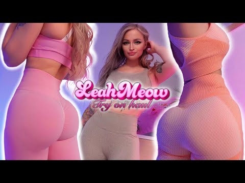 Try On Haul with Leah Meow | Sportswear from AliExpress