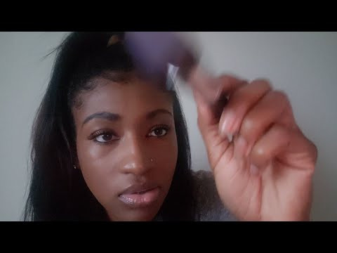 Makeup ASMR Roleplay (Gum Chewing, Personal Attention, Whispering)