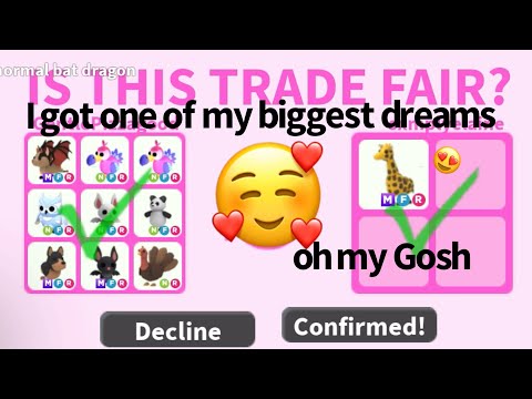 Roblox Adopt me Trade | Did I get my biggest dreams ever in adopt me? Hmm 🐫🐫🐫🐫🐫