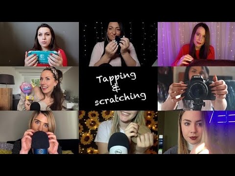ASMR Ultimate Tapping And Scratching COLLAB-No Talking