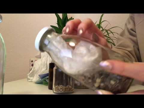 [ASMR] Sorting Flower & Plant Seeds // Glass Tapping, Crinkles