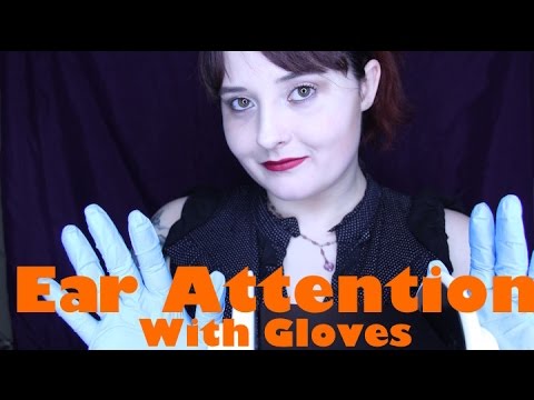 ASMR Ear Attention With Gloves ✨ Tapping & Cupping (Binaural 3Dio Sound)