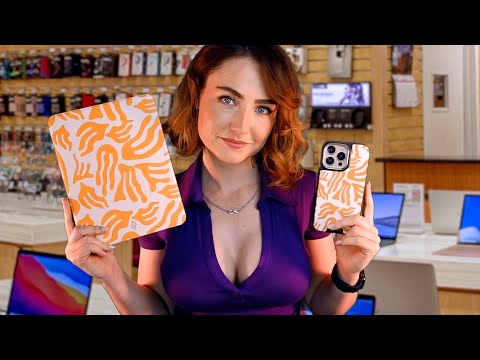 ASMR - SUPER NICE Tech Store Assistant helps you AGAIN (ft. BURGA)