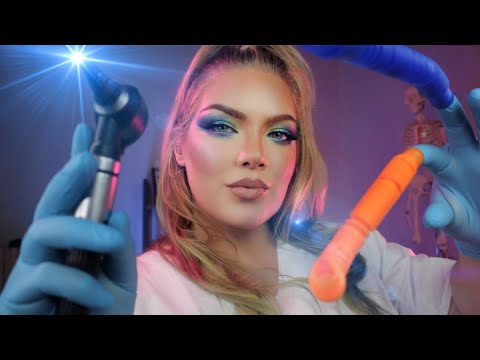 ASMR Ultimate Otoscope Ear Exam and Hearing Test by Perfectionist Doctor with Strong Italian Accent
