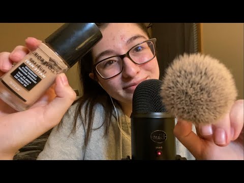 ASMR Doing Your Makeup In 4 Minutes Roleplay | Fast And Aggressive