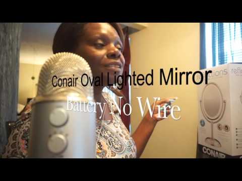 Soft Spoken ASMR Relaxation Vlog 82 Conair Oval Lighted Mirror 🎁