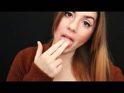 ASMR SPIT SPAINTING  - MOUTH SOUNDS