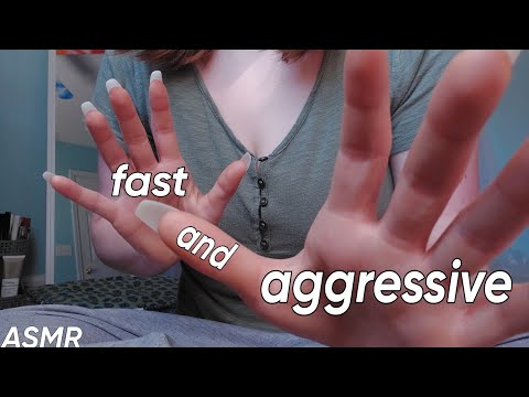 ASMR💥TAPPING AND SCRATCHING *FAST AND AGGRESSIVE*