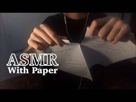 ASMR with Paper ~ | MYNTP ASMR