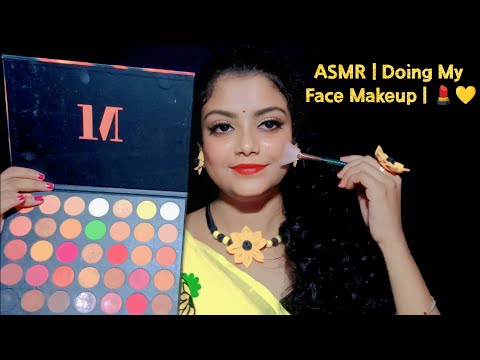 ASMR | Doing My Face Makeup | 💄💛