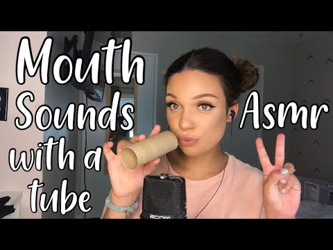 ASMR- Mouth Sounds with a Tube