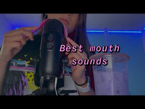 ASMR|| Relaxing Mouth Sounds + Spoon Trigger 👄