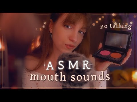 ASMR VISUAL • Te maquillo con Mouth Sounds 💋 NO talking