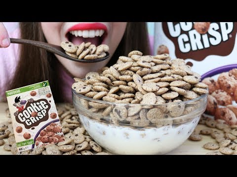 ASMR CHOCOLATE CHIP COOKIE CRISP CEREAL | EXTREME CRUNCH (Eating Sounds) No Talking