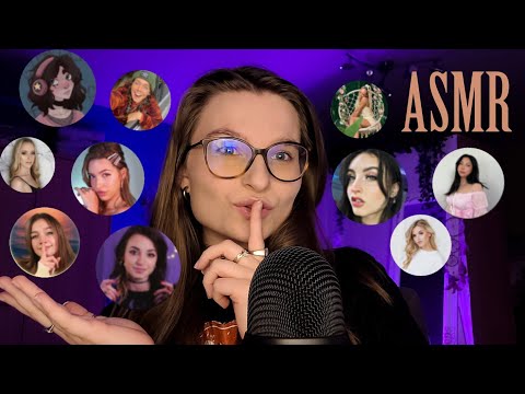 Whispering my favourite ASMRtists TINGLY intros 💖