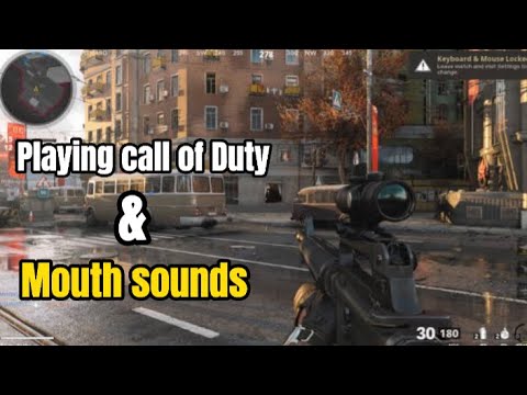 Asmr Playing Call of Duty | Mouth sounds | Shooting sounds | gun sound | For 4 minutes 🥴💣🔫⚒