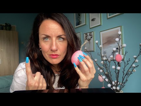 One Minute ASMR | HAPPY EASTER | Queen of Tapping ASMR