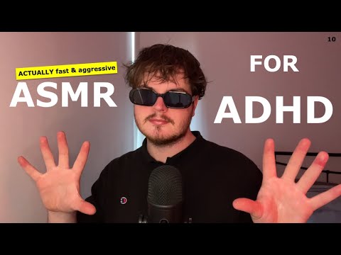 Actually Fast & Aggressive ASMR for ADHD (Unpredictable Triggers, Fast Tapping & Scratching) 10