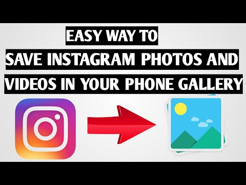 HOW TO SAVE INSTAGRAM PHOTOS AND VIDEOS IN YOUR PHONE GALLERY//pat Patosky Tv