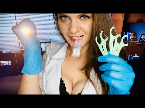 ASMR HOTTEST SCHOOL DOCTOR - MEDICAL EYES & EARS CHECK UP ROLEPLAY