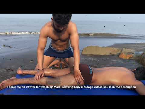 World’s Best Body Massage at Beach by Firoz to Fareed Part-3/4 ASMR YOGi 💈
