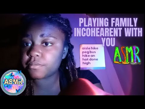 ASMR | Playing Family Incohearent With You #asmr