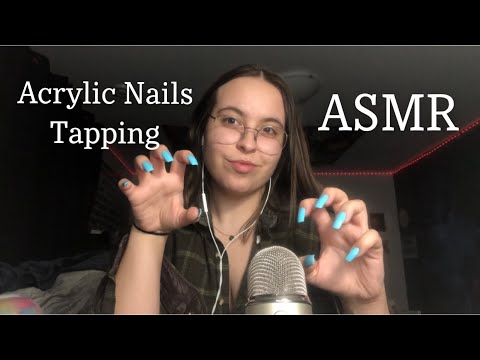 Fast & Aggressive Long Acrylic Nail Tapping & Scratching ASMR