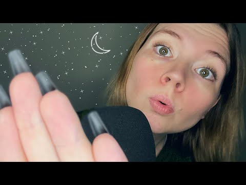 ASMR Repeating 50 Trigger Words With Finger Tracing and Face Pressing