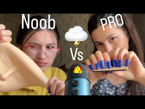 Asmr | 👎 NOOB VS PRO 👍 Asmrtist BATTLE 🔥 in 1 minute | who is better? Asmr in 1 minute 🌪️