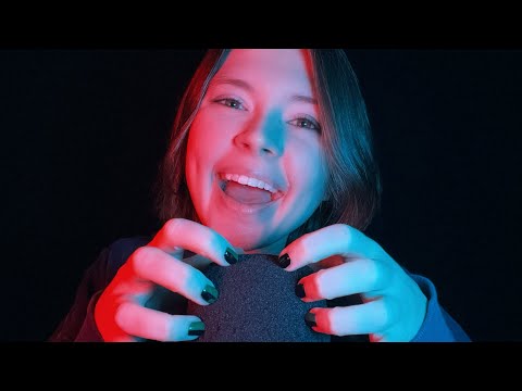 ASMR Fast and Aggressive Mic Scratching With Whispers