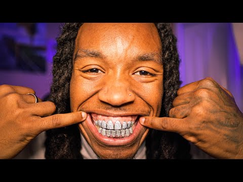 ASMR | ** INSANE DIAMOND GRILLZ SOUNDS**For SLEEP And Relaxation Whispers , Tapping . Soothing Trigs