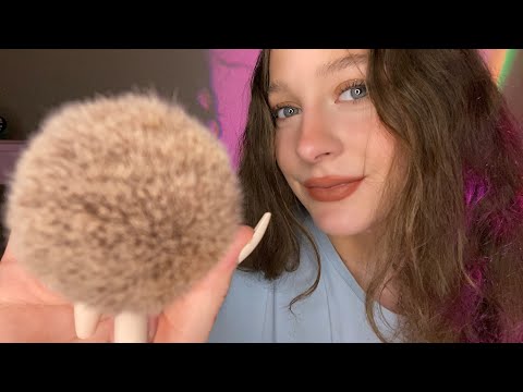 ASMR | Gently Brushing your Face Until you Fall Asleep 😴♡