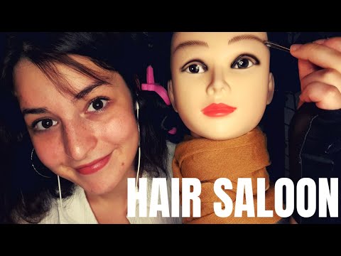 Saç & Kaş Bakımı Zamanı! 💇🏼‍♀️ | ASMR Türkçe Roleplay | Hair & Brow Saloon | ASMR On Mannequin