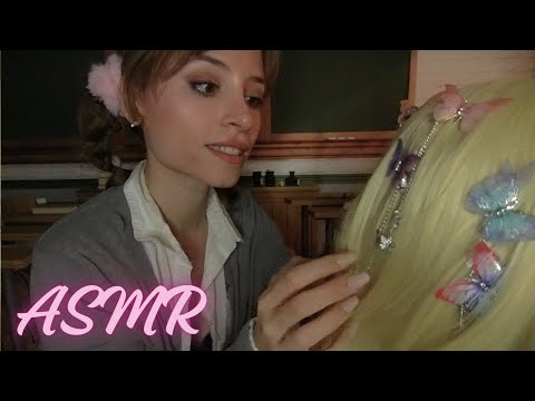 ASMR ~ Cute Girl In The Back Of The Class Does Your Y2K Hair!