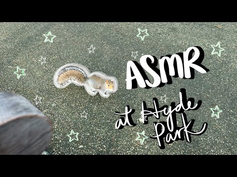 OUTDOOR ASMR IN LONDON: walk through hyde park with me