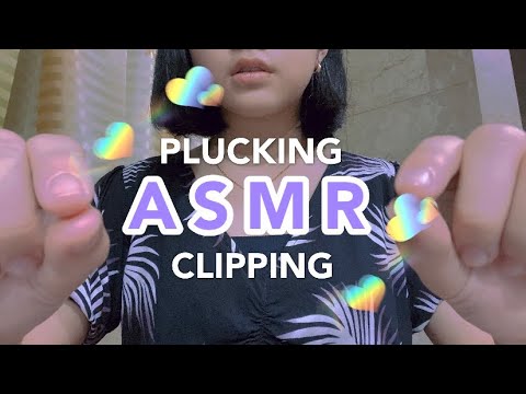ASMR [with LAYERED sounds] plucking you to sleep | fast & aggressive | leiSMR
